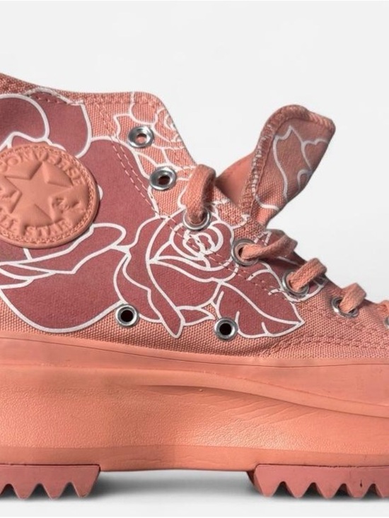 Converse Shoes - Converse Women’s Platform Canvas Sneakers in Rose Natasha cloud